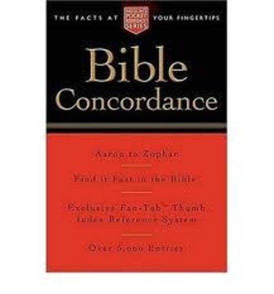 Productafbeelding: voorkant van Pocket bible concordance