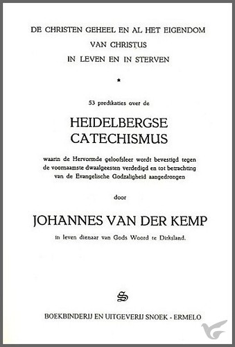 Productafbeelding: voorkant van Heidelbergse catechismus
