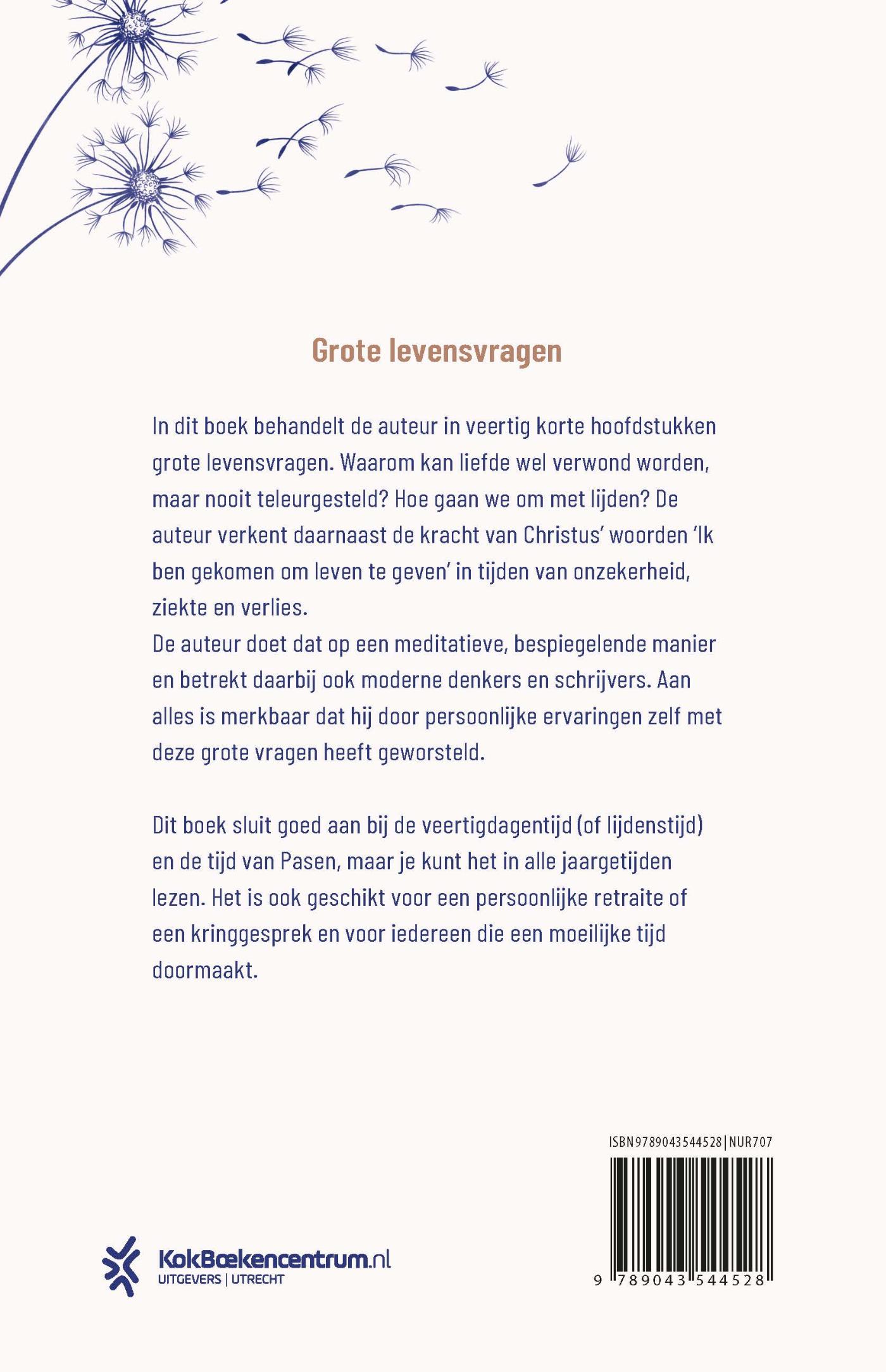 Productafbeelding: achterkant van Liefde, lijden, leven