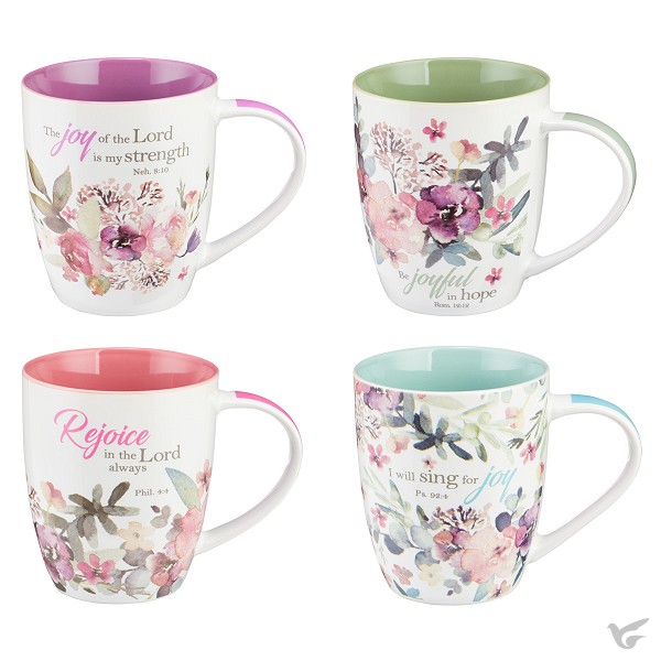 Productafbeelding: voorkant van Rejoice collection - Set of 4 mugs