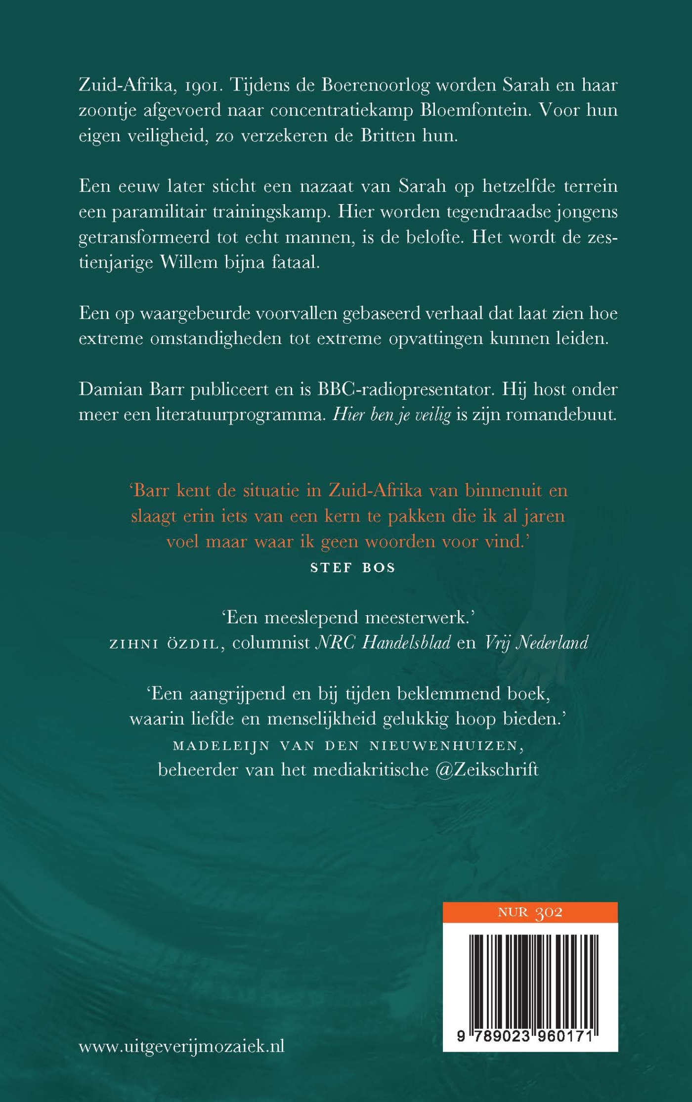 Productafbeelding: achterkant van Hier ben je veilig