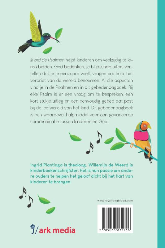 Productafbeelding: achterkant van Ik bid de Psalmen