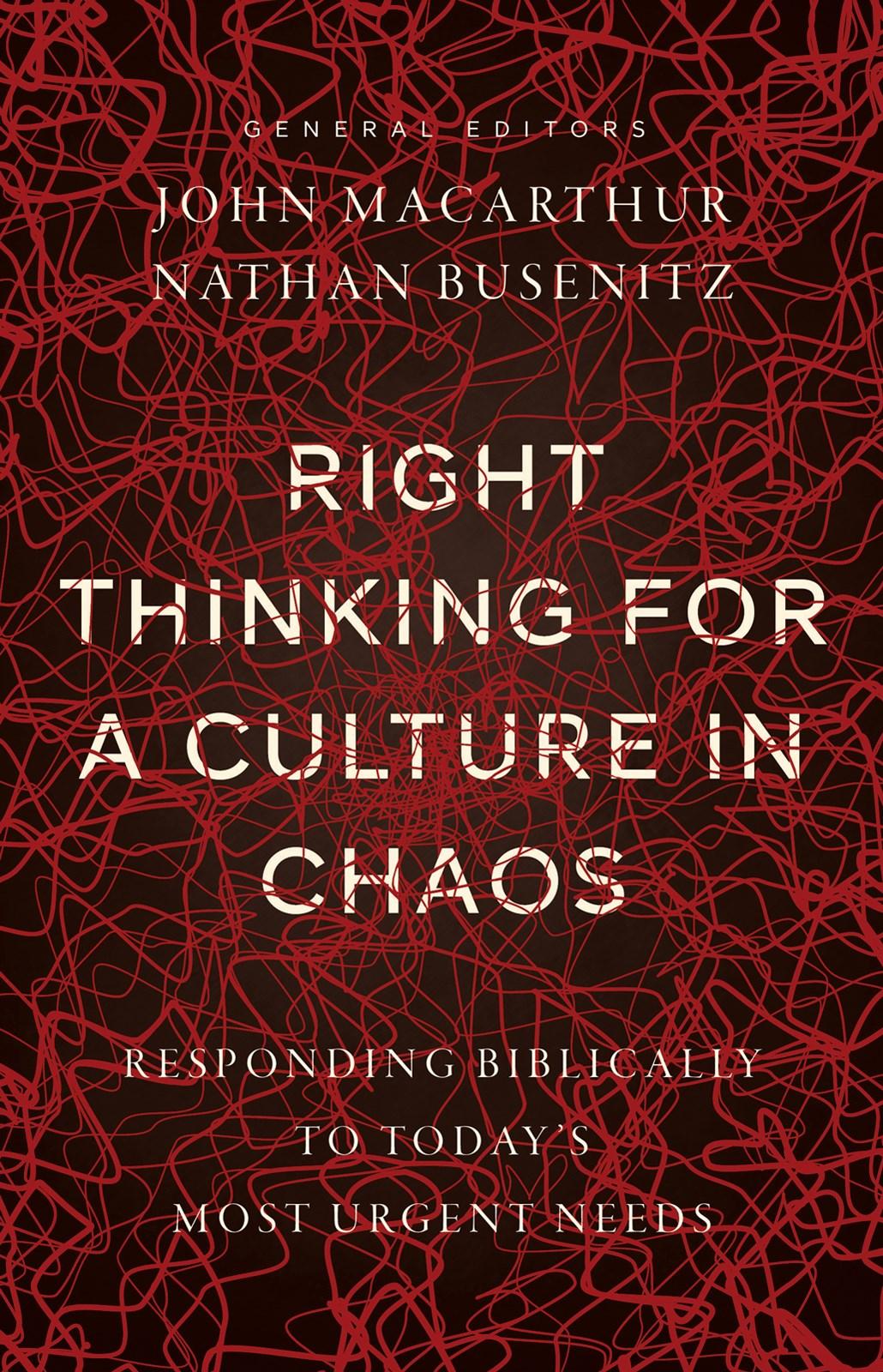 Productafbeelding: voorkant van Right Thinking For A Culture In Chaos