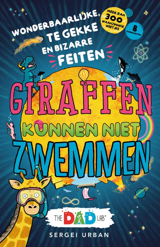 Productafbeelding: voorkant van Giraffen kunnen niet zwemmen