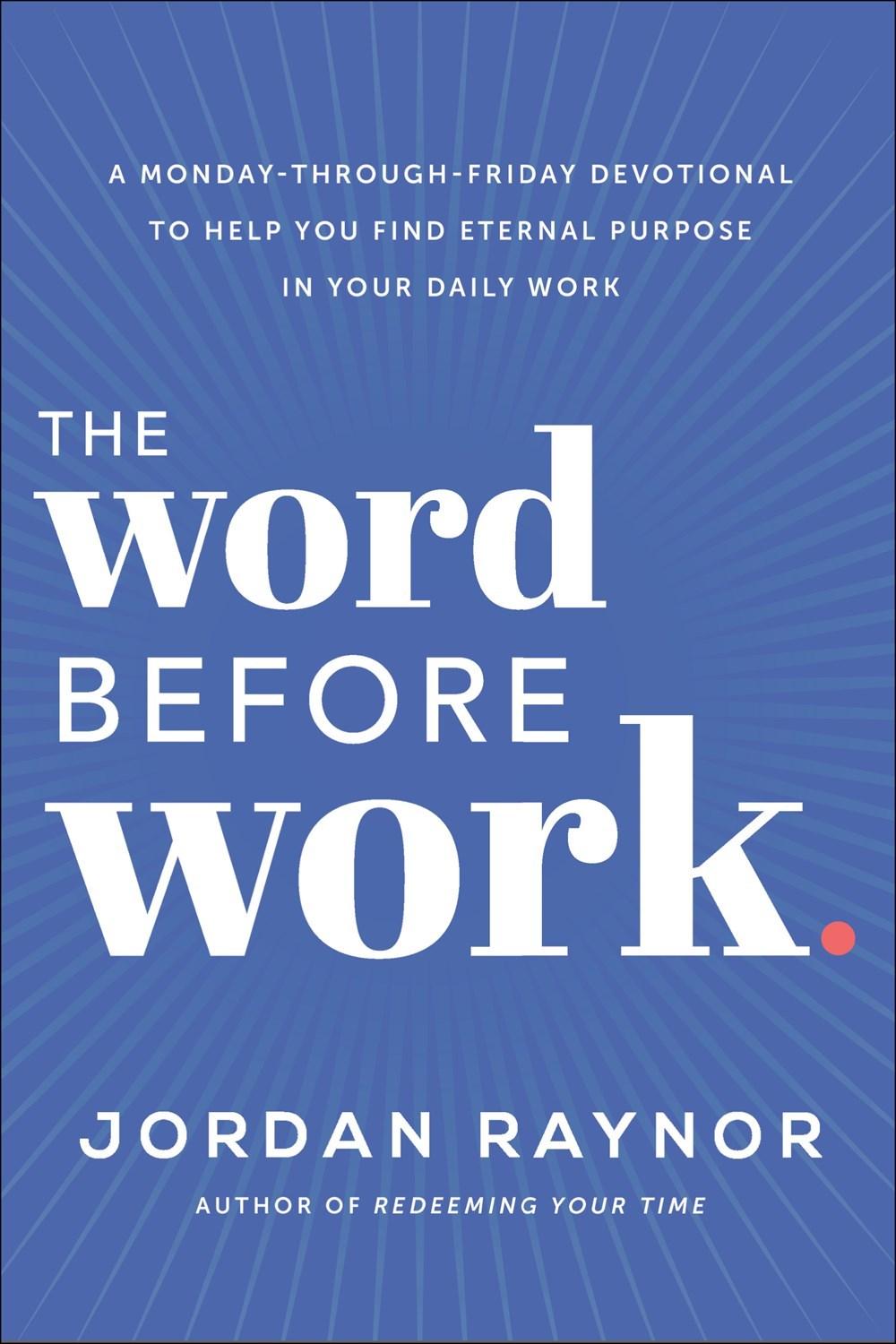 Productafbeelding: voorkant van The Word Before Work