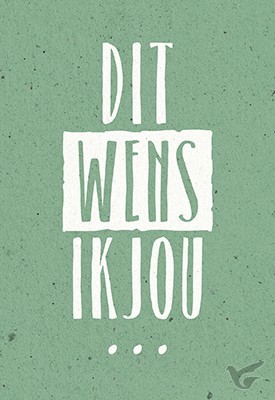 Productafbeelding: voorkant van Wenskaart dit wens ik jou
