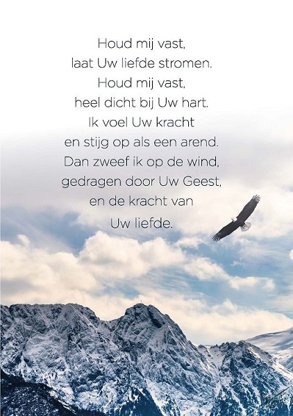 Productafbeelding: voorkant van Wenskaart Houd mij vast