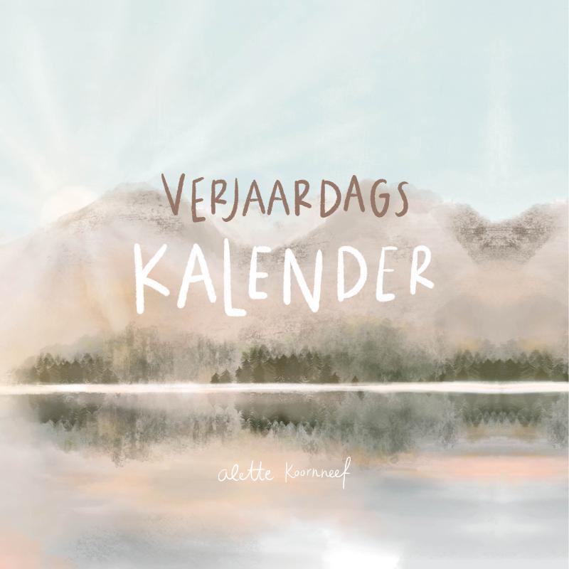 Productafbeelding: voorkant van Verjaardagskalender - Nooit Alleen