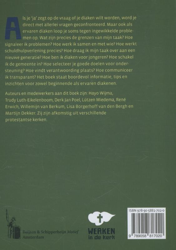 Productafbeelding: achterkant van Handboek voor diakenen
