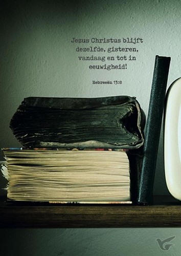 Productafbeelding: voorkant van Poster Jezus Christus  blijft dezelfde
